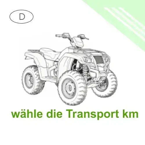 Transport von Quad, ATV oder UTV