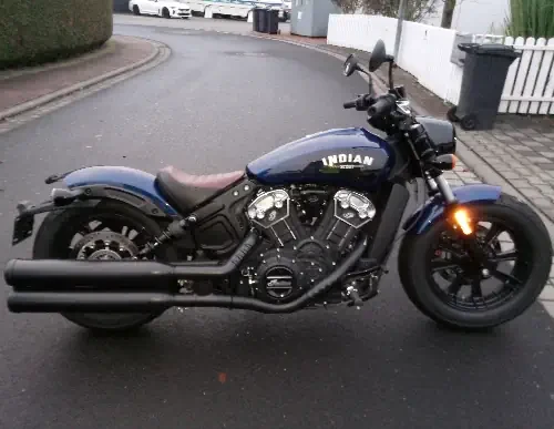 Indian Scout Bobber, 1A Motorrad Transporte