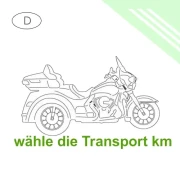 Trike Transport, 1A Motorrad Transporte