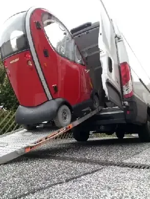 Transport vom SHOPRIDER FEHMARN Elektromobil Seniorenmobil: