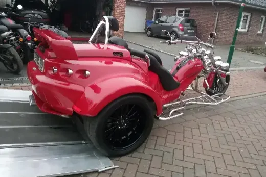 trike transport, Transport eines Trikes, 1A Motorrad Transporte